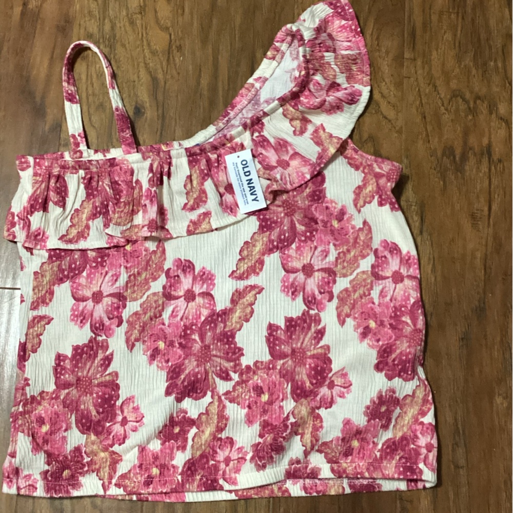 NWT! One shoulder top Old Navy (size girls XXL-18)